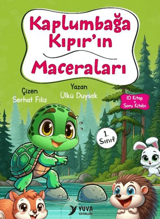 Kaplumbağa Kıpır'ın Maceraları (10 Kitap) - Ülkü Duysak - Yuva Yayınları