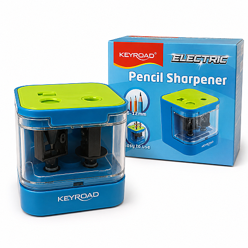 Keyroad KR973542 Çift Gözlü USB ve Pilli Elektrikli Kalemtıraş 6–12 mm - 2