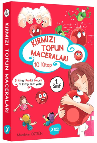 Kırmızı Topun Maceraları (10 Kitap Takım) - Müzehher Özgün - Yuva Yayınları