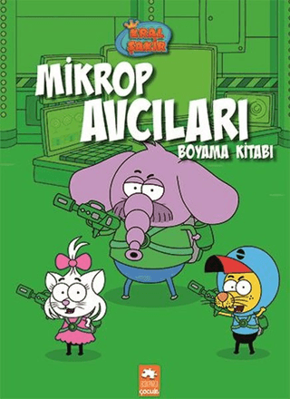 Kral Şakir Mikrop Avcıları Boyama Kitabı - Kolektif - Eksik Parça Yayınları