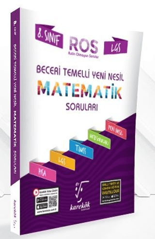 LGS 8. Sınıf ROS Beceri Temelli Yeni Nesil Matematik Soruları - Kolektif - Karekök Yayıncılık