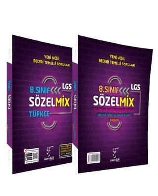 LGS 8. Sınıf SözelMix Beceri Temelli Sorular - Kolektif - Karekök Yayıncılık