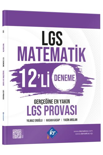 LGS Matematik 12'li Deneme Gerçeğine En Yakın LGS Provası KR Akademi Yayınları - 1