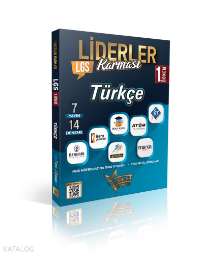 Liderler Karması 1. Dönem LGS Türkçe Denemeleri 7 Yayın 14 Deneme - Liderler Karması