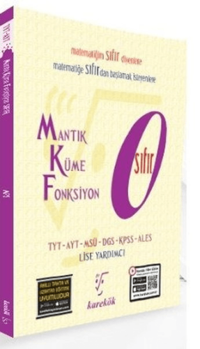 Mantık Küme Fonksiyon Sıfır - Kolektif - Karekök Yayıncılık