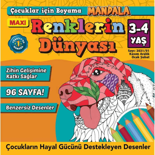 Maxi Mandala Renklerin Dünyası 1 - Kolektif - 1