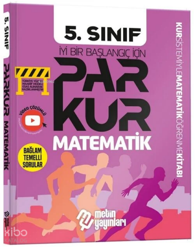 Metin Yayınları 5. Sınıf Parkur Matematik Öğrenme Kitabı - Metin Yayınları