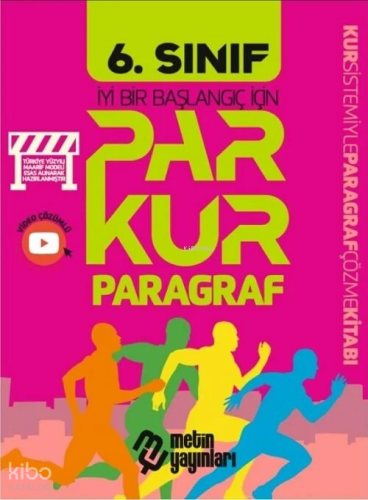 Metin Yayınları 6. Sınıf Parkur Paragraf Soru Çözme Kitabı - Metin Yayınları