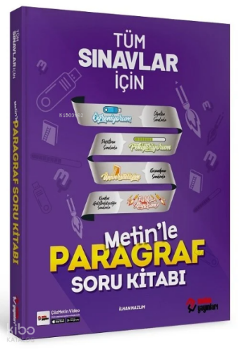 Metin Yayınları Tüm Sınavlar İçin Metinle Paragraf Soru Kitabı - Metin Yayınları