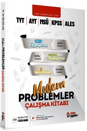Metin Yayınları TYT AYT MSÜ KPSS ALES Problemler Çalışma Kitabı - Metin Yayınları
