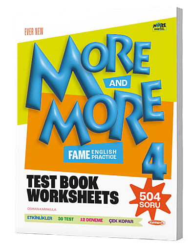 More & More 4. Sınıf Fenomen Test Book Worksheets - Kurmay Yayınları