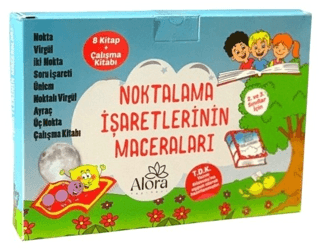 Noktalama İşaretlerinin Maceraları - Kutulu 9 Kitap - Şebnem Güler Karacan - Alora Yayınevi