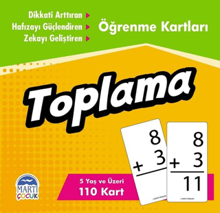 Öğrenme Kartları - Toplama - Kolektif - Martı Çocuk Yayınları