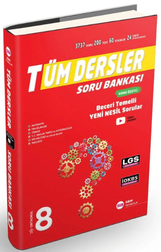 Ortaokul 8. Sınıf Tüm Dersler Soru Bankası - Kolektif - SBM Yayıncılık
