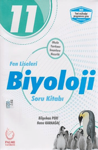 Palme 11. Sınıf Fen Liseleri Biyoloji Soru Kitabı - Banu Karaağaç - Palme Yayınları