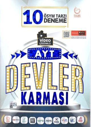 Palme YKS AYT Devler Karması 10 Deneme Sınavı - Kolektif - Palme Yayınları