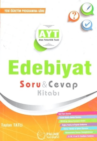 Palme YKS AYT Edebiyat Soru & Cevap Kitabı - Kolektif - Palme Yayınları