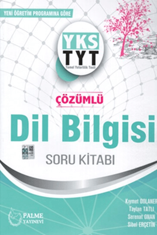 Palme YKS TYT Çözümlü Dil Bilgisi Soru Kitabı - Kıymet Dolaner - Palme Yayınları