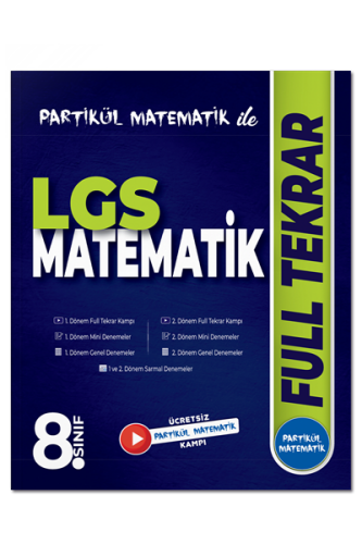 Partikül Matematik ile 8. Sınıf LGS Matematik Full Tekrar - Partikül Matematik