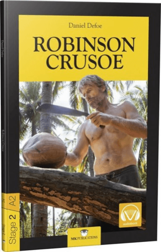 Robinson Crusoe - Stage 2 - İngilizce Hikaye - Daniel Defoe - MK Publications