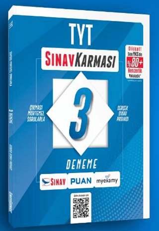 Sınav Karması TYT 3 Deneme - Kolektif - Sınav Yayınları