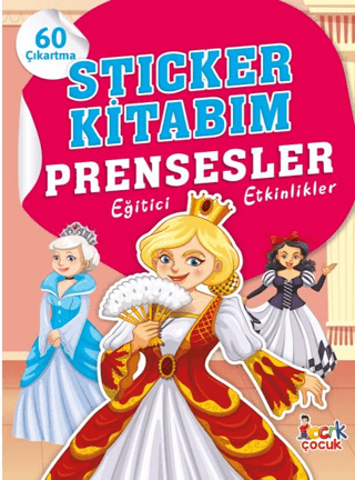 Sticker Kitabım Prensesler - Kolektif - Bıcırık Yayınları