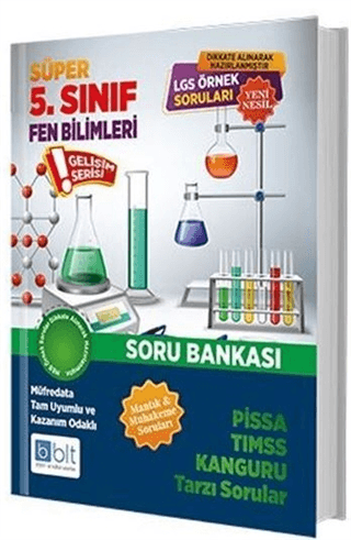 Süper 5. Sınıf Fen Bilimleri Soru Bankası - Kolektif - Bulut Eğitim ve Kültür Yayınları