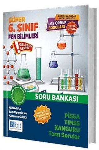 Süper 6. Sınıf Fen Bilimleri Soru Bankası - Kolektif - Bulut Eğitim ve Kültür Yayınları