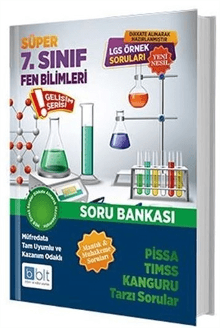 Süper 7. Sınıf Fen Bilimleri Soru Bankası - Kolektif - Bulut Eğitim ve Kültür Yayınları