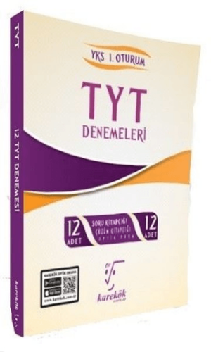 TYT 12'li Çözümlü Deneme Seti - Kolektif - Karekök Yayıncılık