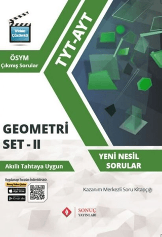 TYT AYT Geometri Set 2 Kazanım Merkezli Soru Kitapçığı - Kolektif - Sonuç Yayınları