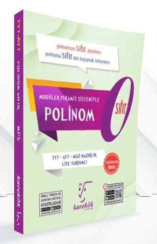 TYT AYT Polinom Sıfır 0 Konu Anlatımı - Kolektif - Karekök Yayıncılık
