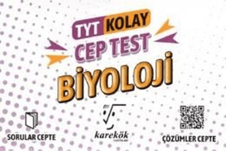 TYT Cep Test Biyoloji (Kolay) - Kolektif - Karekök Yayıncılık