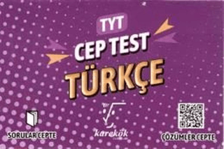 TYT Cep Test Türkçe - Kolektif - Karekök Yayıncılık