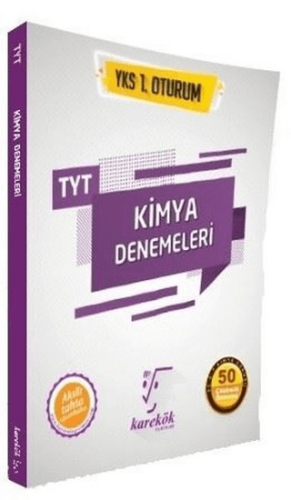 TYT Kimya Denemeleri - 50 Çözümlü Deneme - Kolektif - Karekök Yayıncılık