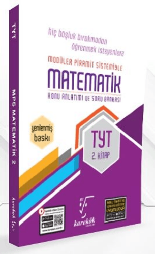 TYT Matematik Konu Anlatımı ve Soru Bankası 2. Kitap - Kolektif - Karekök Yayıncılık