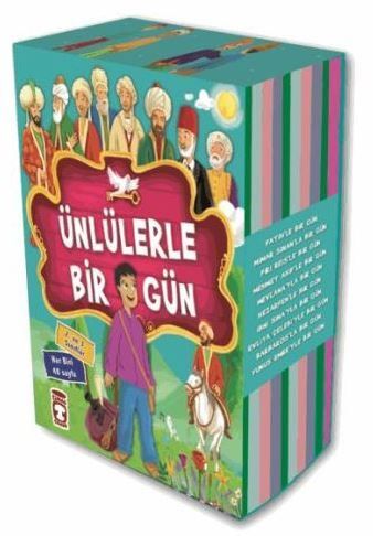 Ünlülerle Bir Gün Seti 1 (10 Kitap Takım) - Mustafa Orakçı - 1