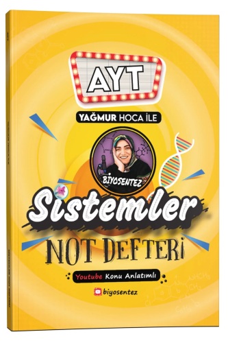 Yağmur Hoca ile AYT Biyosentez Sistemler Not Defteri Tamamı El Yazılı KR Akademi - 1