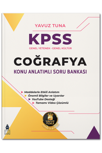 Yavuz Tuna KPSS Coğrafya Konu Anlatımlı Soru Bankası - Yavuz Tuna