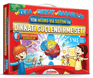 Yeni Neuro-Via Sistemi ile Dikkati Güçlendirme Seti 5 Yaş - Osman Abalı - Adeda Yayınları