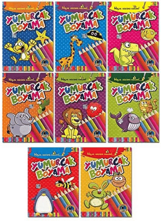 Yumurcak Boyama Kitabı (8 Kitap Takım) - Kolektif - 1