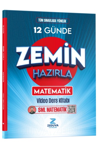Zeduva Yayınları SML Matematik 12 Günde Zemin Hazırla Matematik Video Ders Kitabı - Zeduva Yayınları